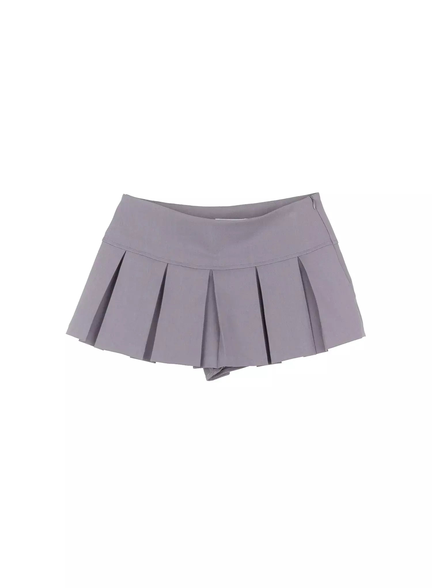 Pleated Low-Rise Mini Skirt IS515