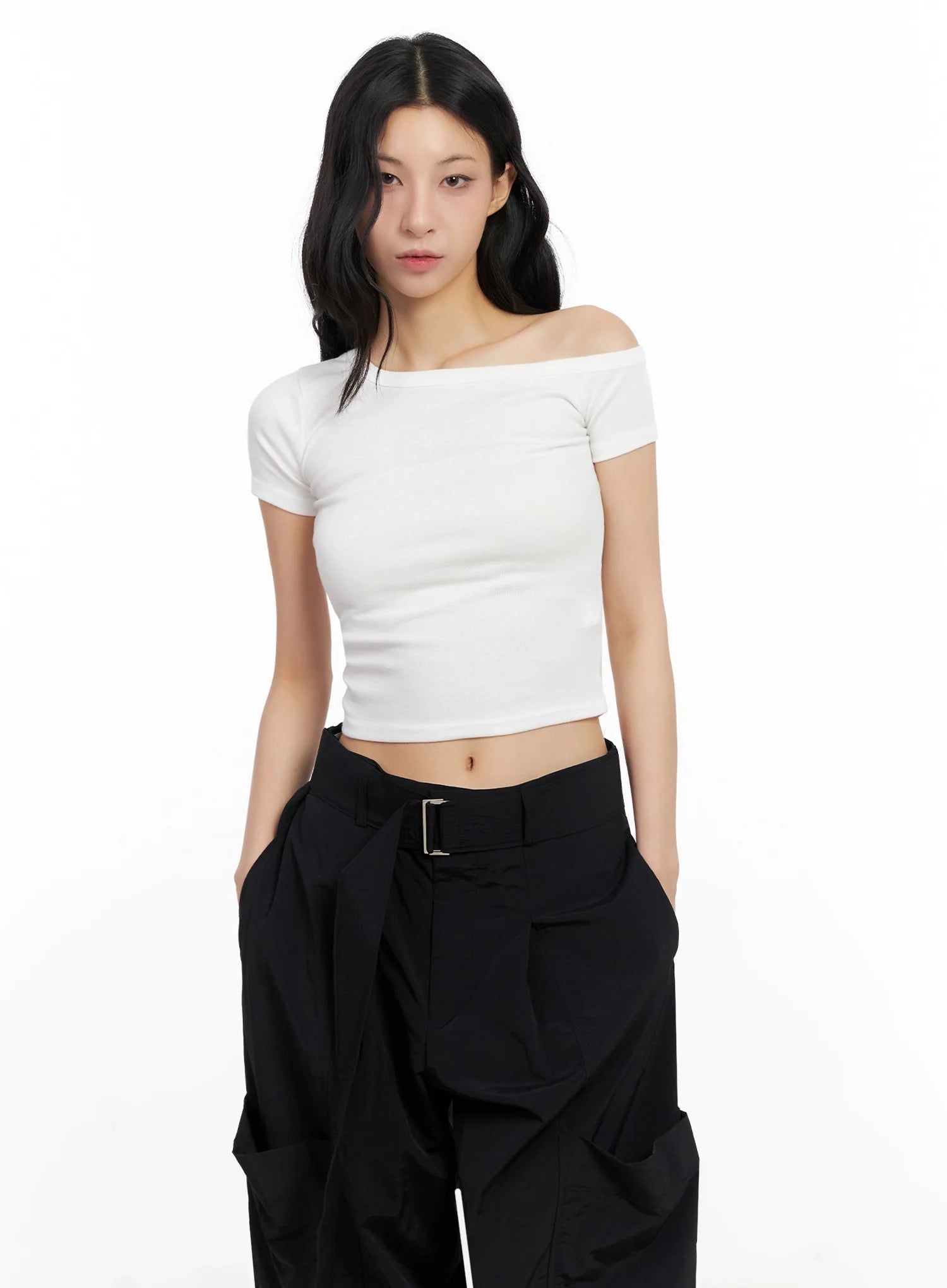 Casual Off-Shoulder Top IG508
