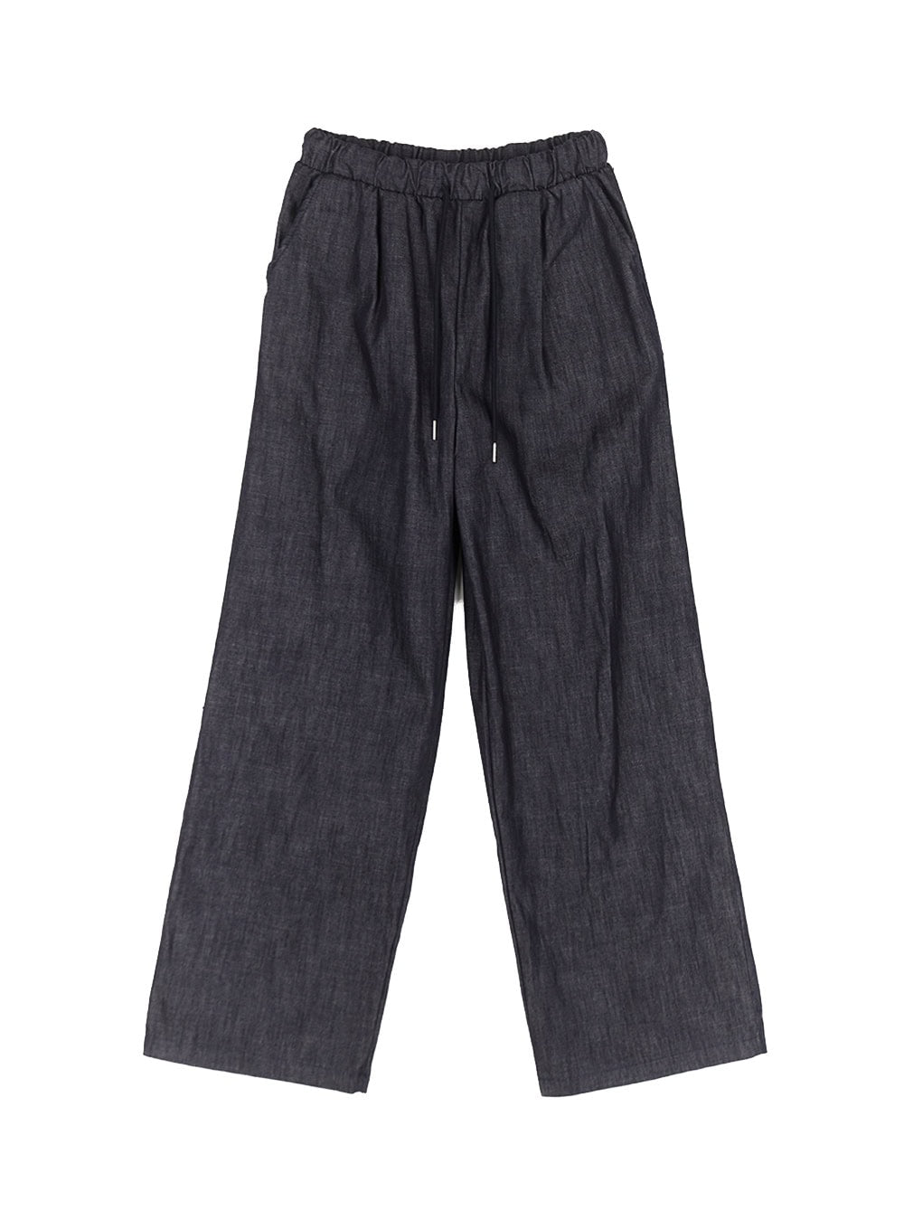 Cotton Denim Wide-Leg Pants IY509