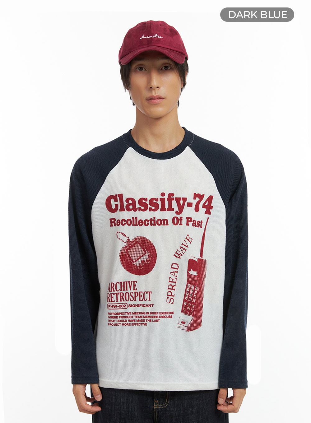 Men's Retro Print Shirt IO417