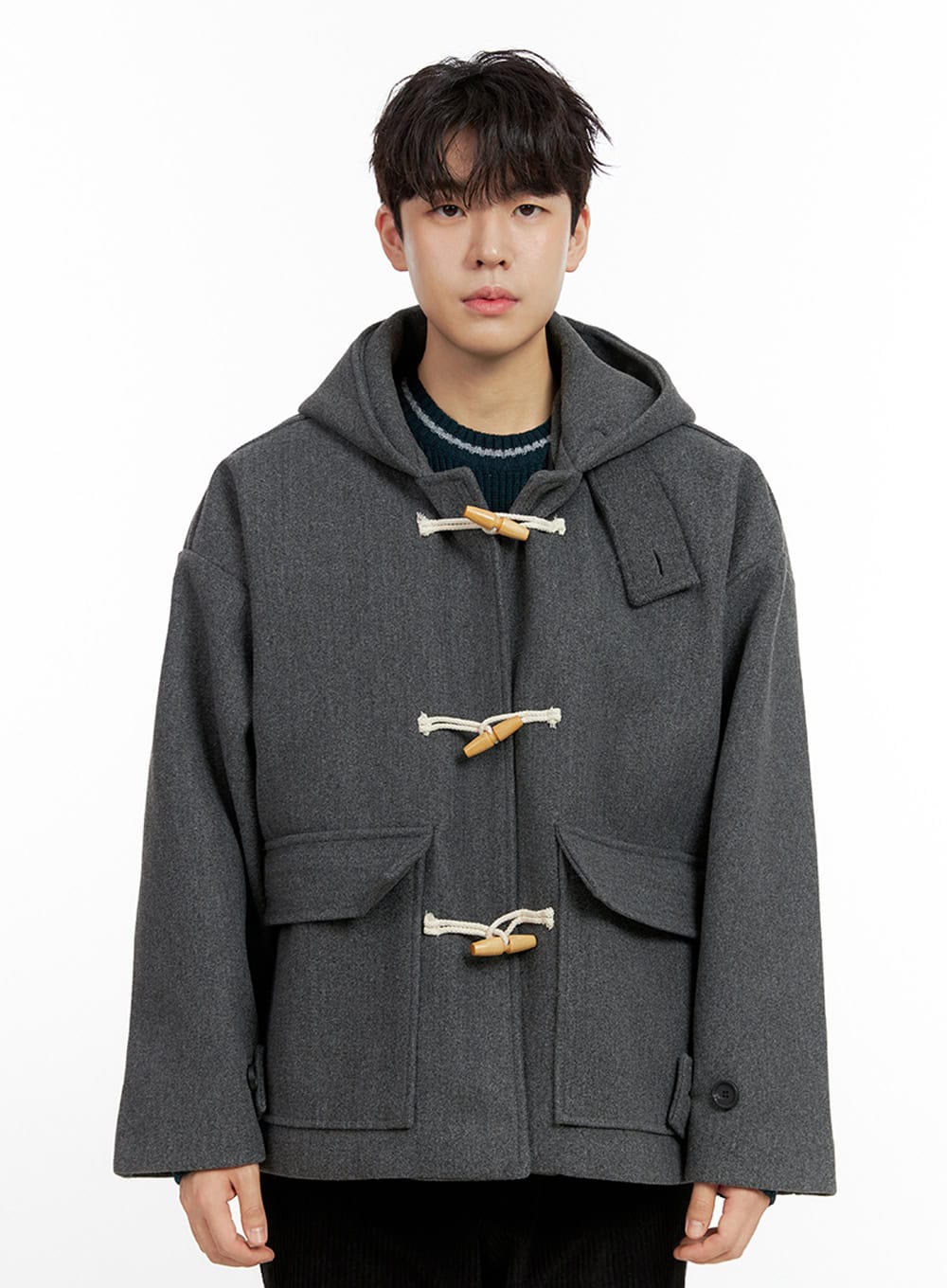 Men's ComfyChill Polyester Hoodie Coat IN422