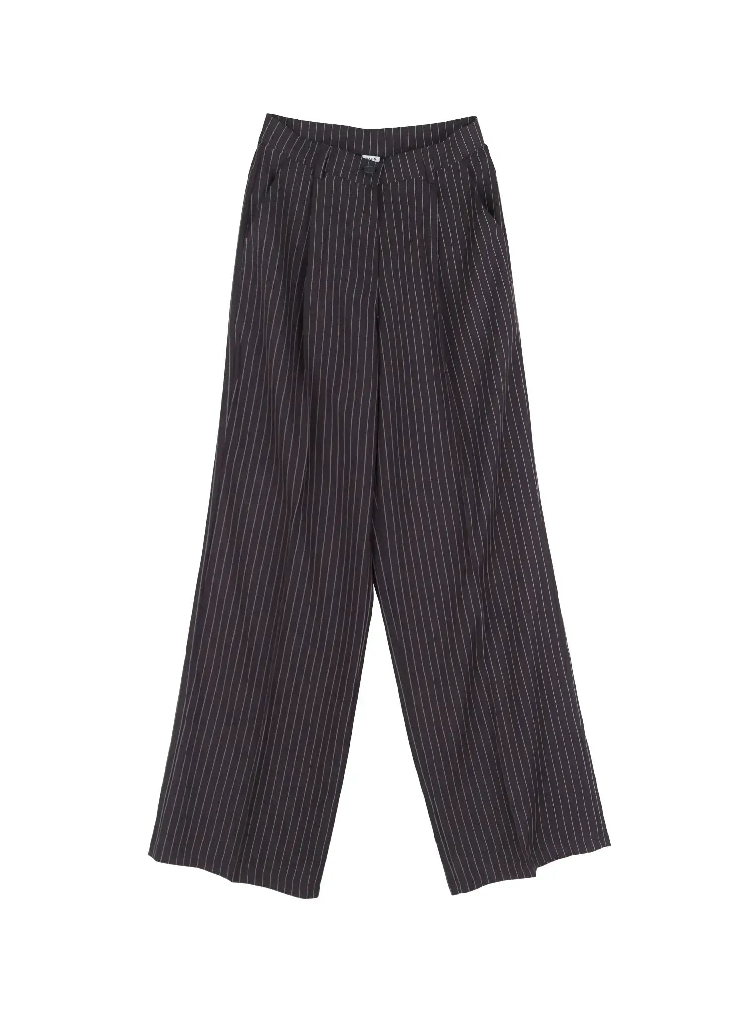 Pinstripe Wide-Leg Trousers IL528