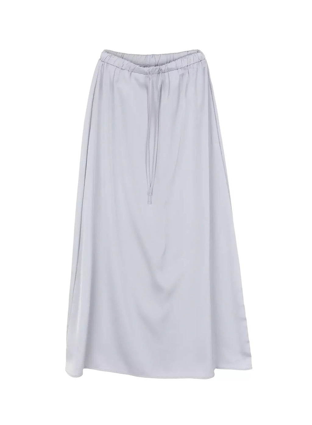 Elegant Satin Maxi Skirt IS516