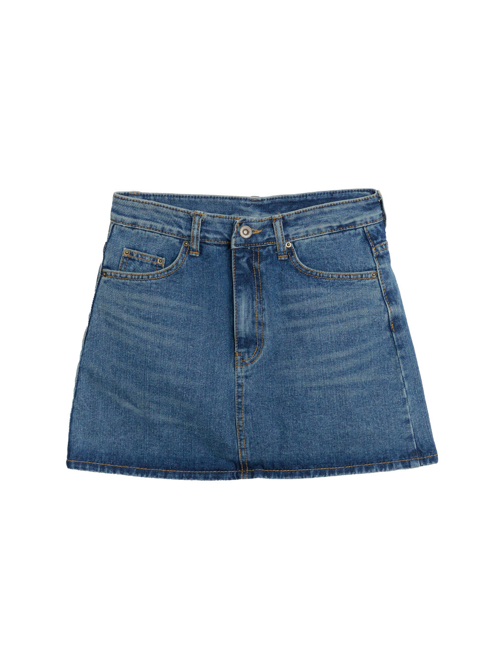 Classic Denim Washed Mini Skort IF510