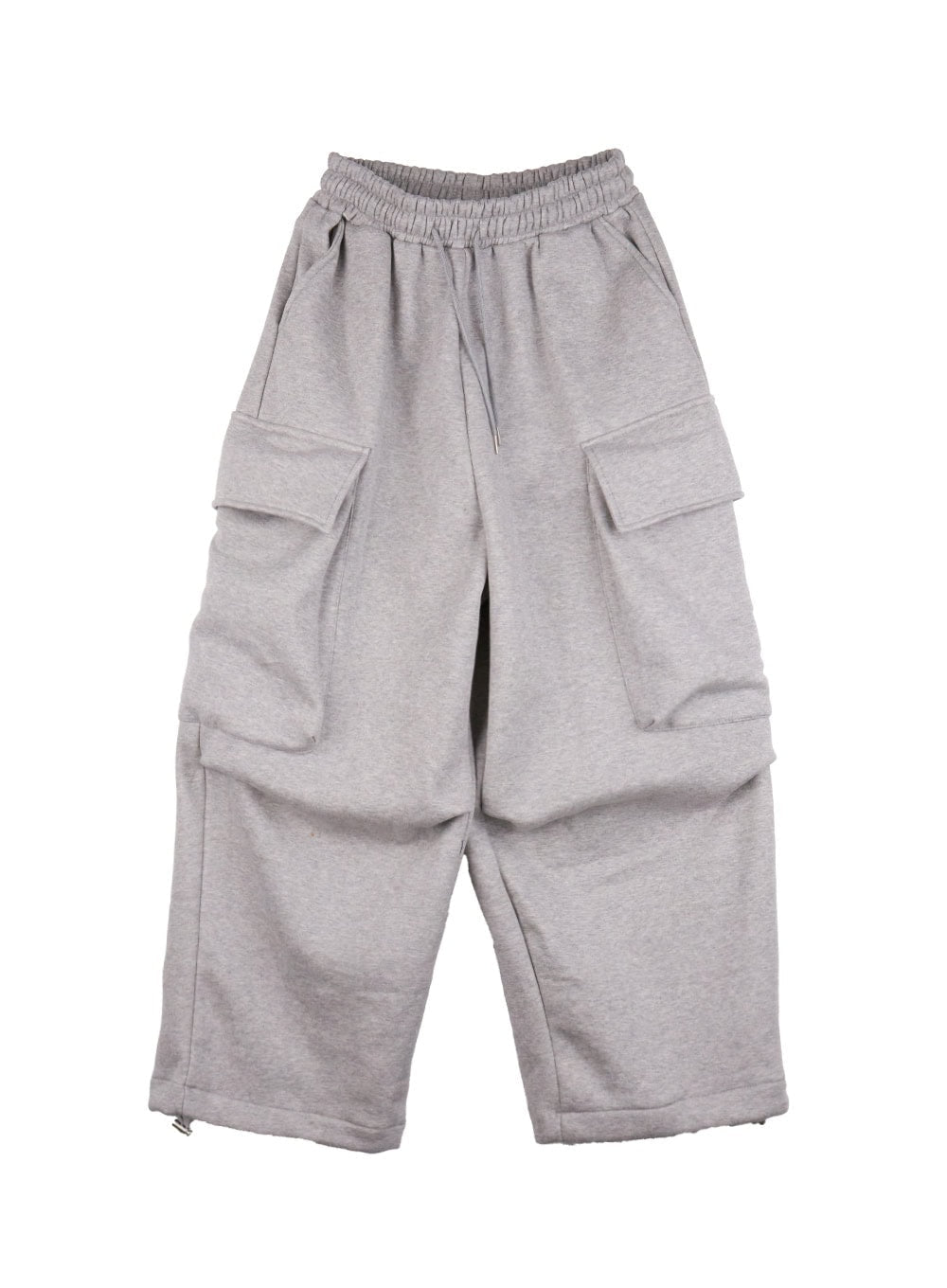 Warm Wide-Leg Cargo Sweatpants ID431