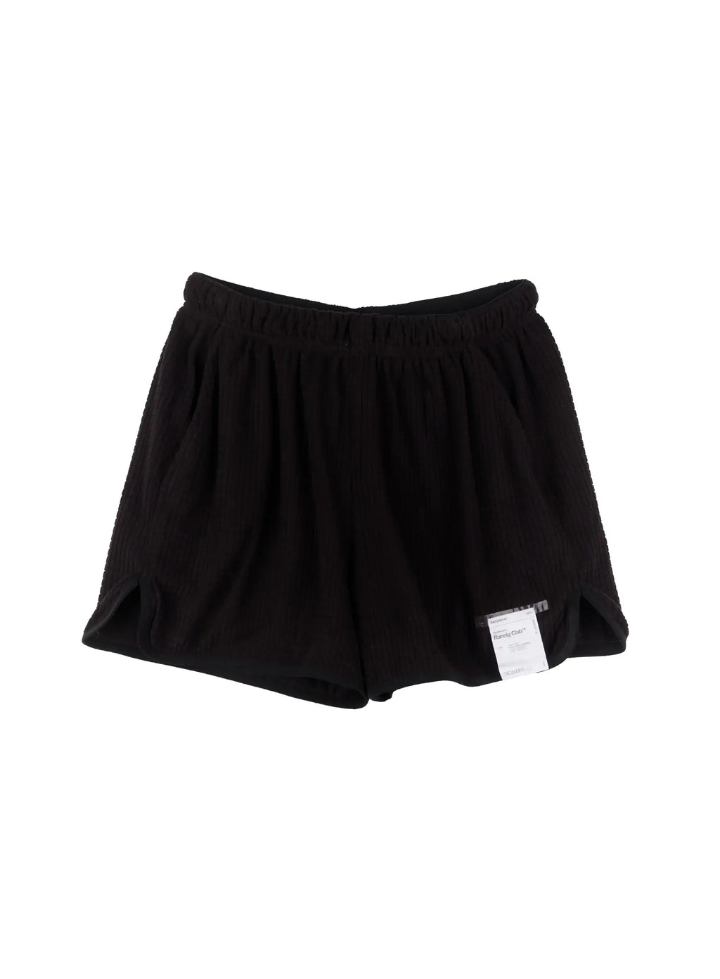 Men's Textured Label Detail Shorts US502