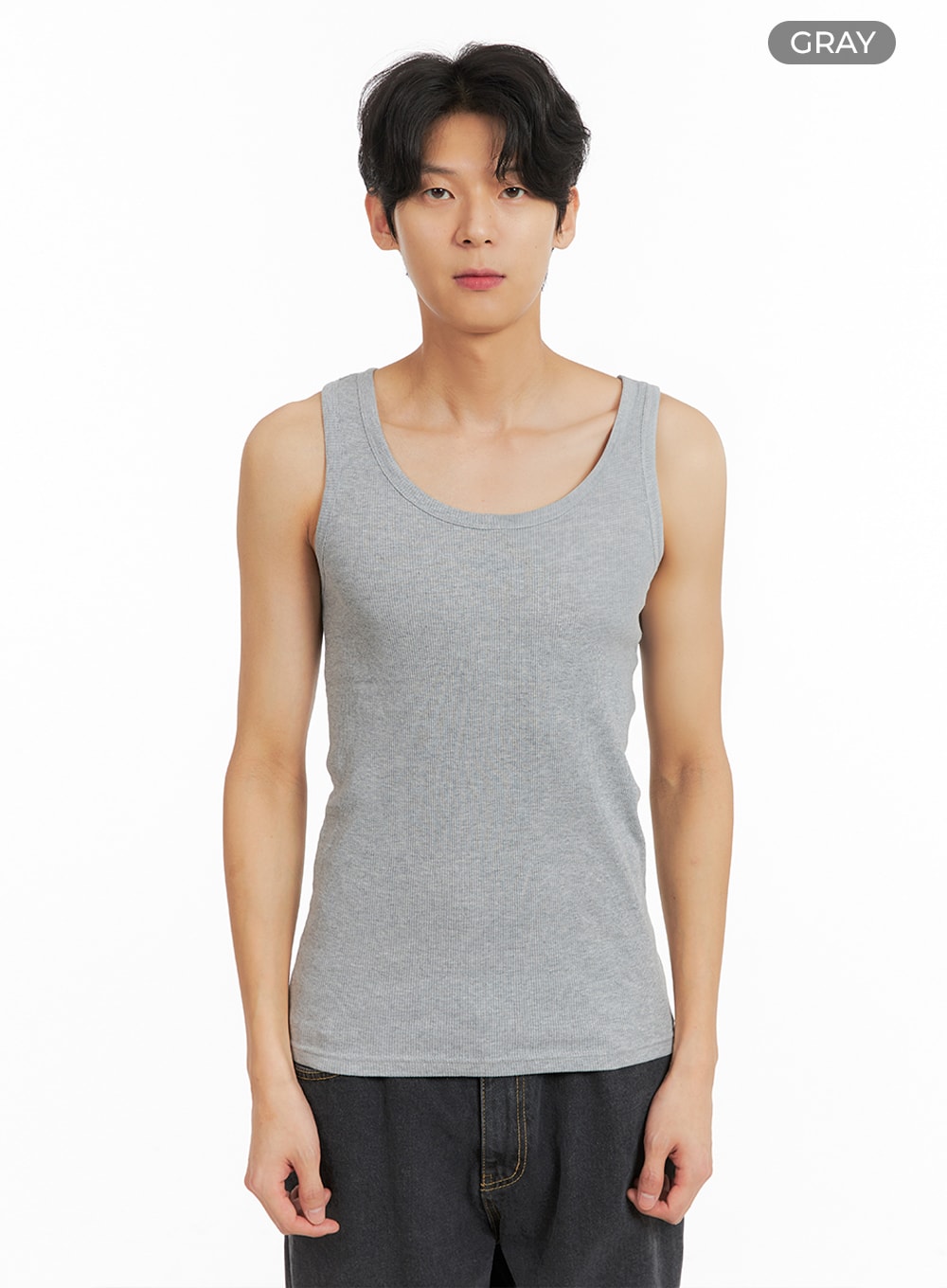 Men's Basic Slim Fit Tank Top IA401