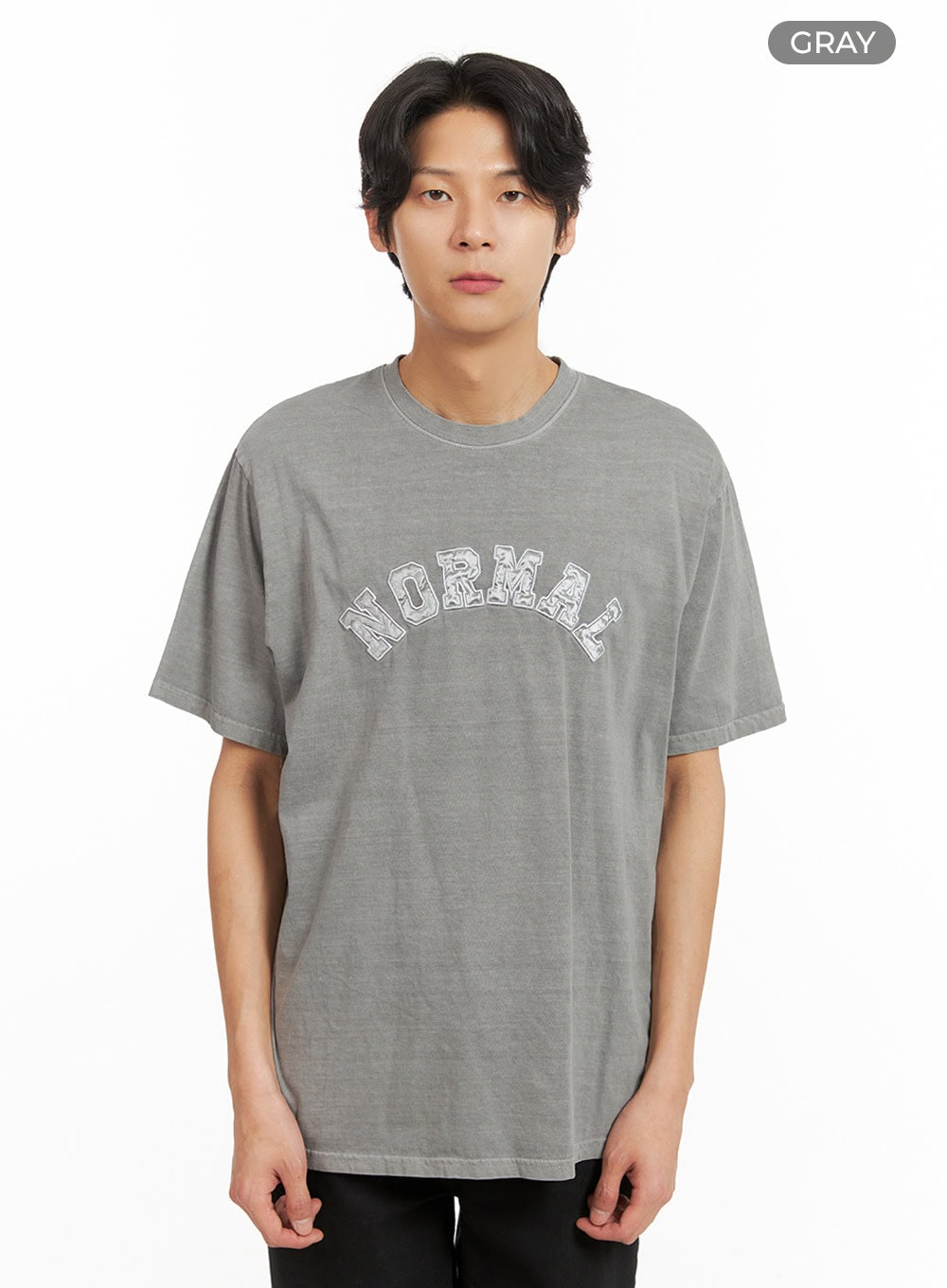 Men's Crew Neck Embroidered Top IY416