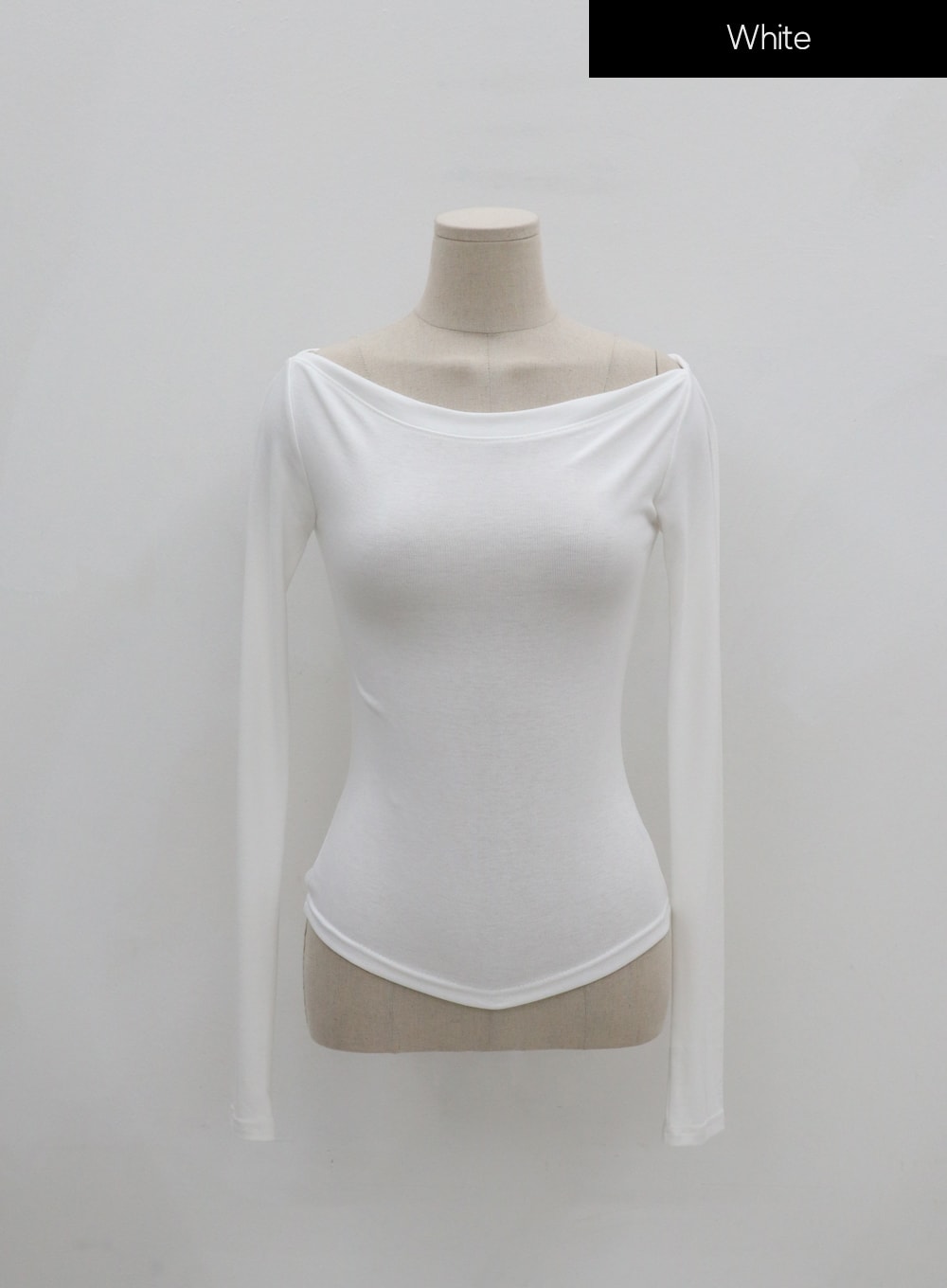 Open Shoulder Long Sleeve T-Shirt IG11