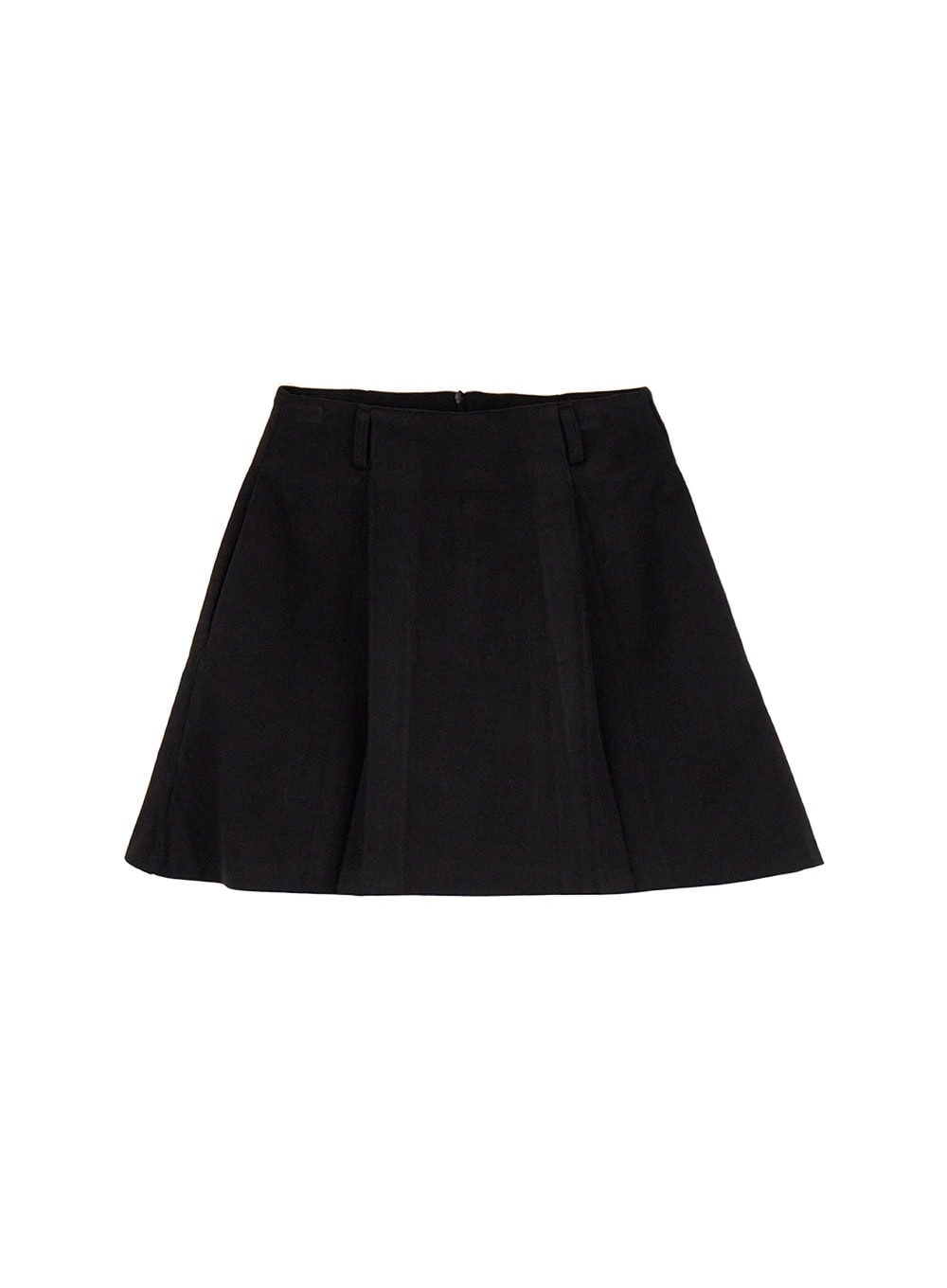 Pintuck A-Line Mini Skirt IF505