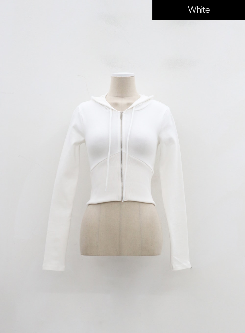 Cropped Zip-Up Hoodie IF301