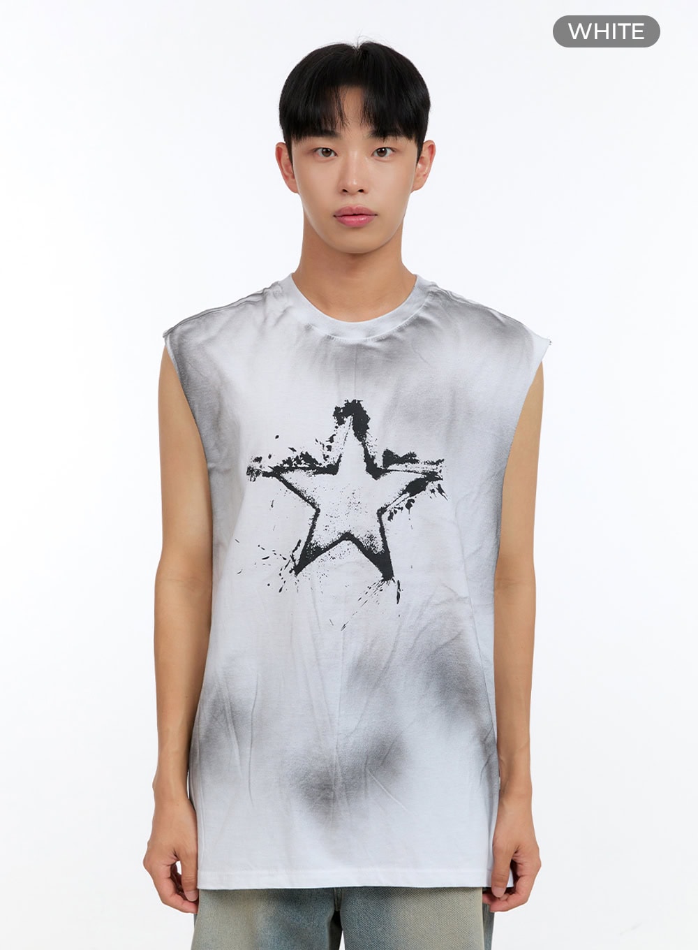 Men's Star Graphic Tank Top IG416