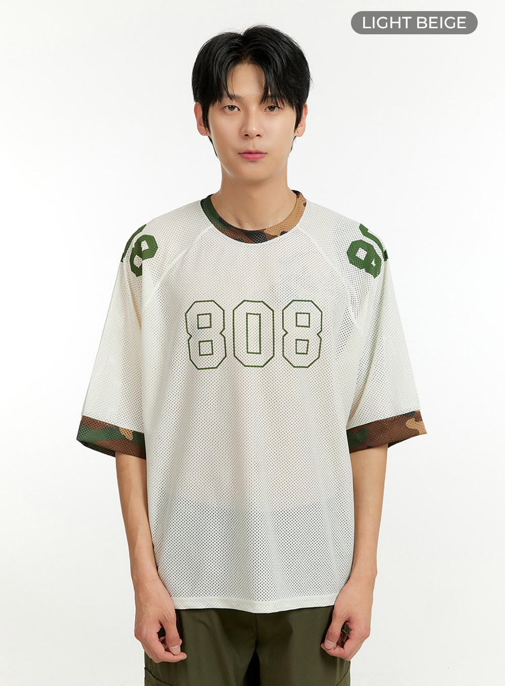 Men's Mesh Camo Raglan T-Shirt IL412