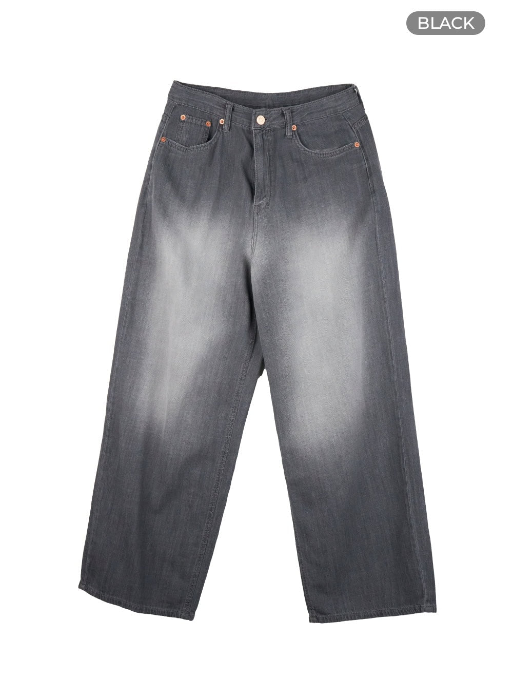 Washed Baggy Jeans IY422