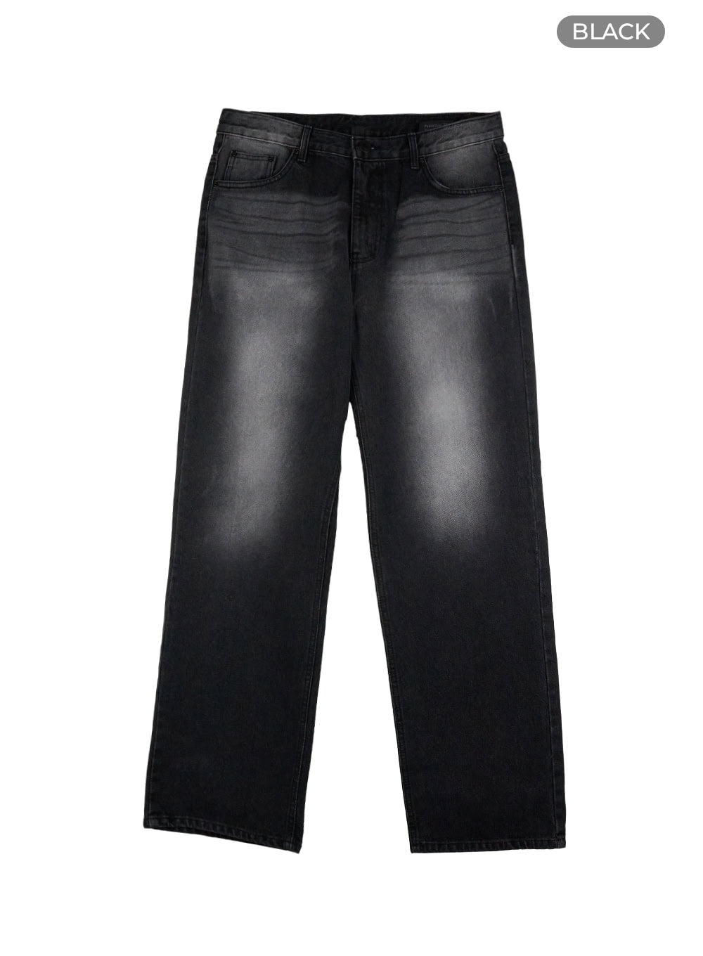 Men's Washed Wide Fit Jeans IU418