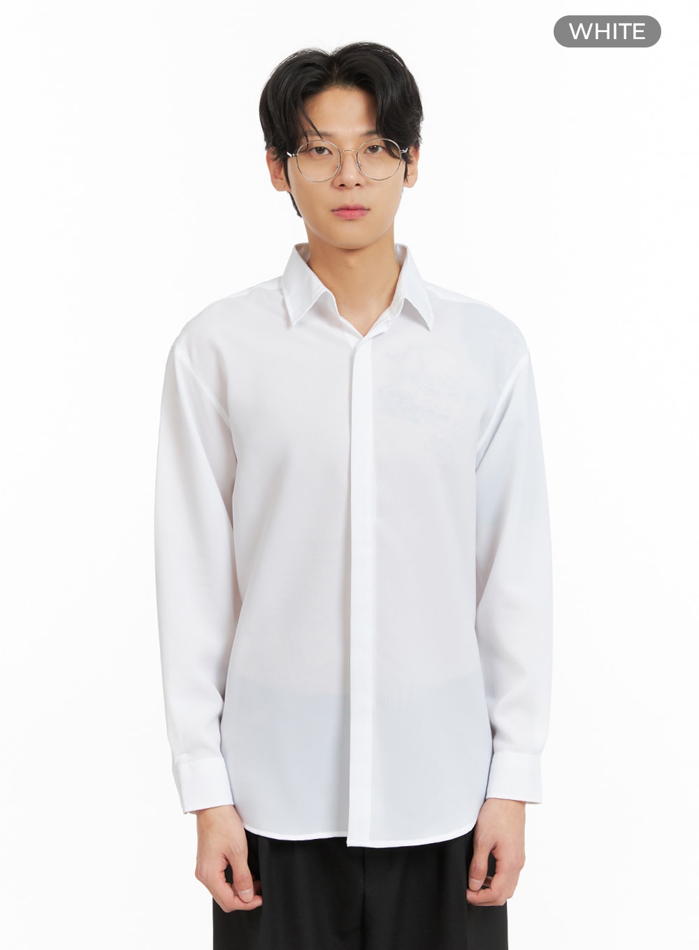 Men's Buttoned Collar Shirt IA402