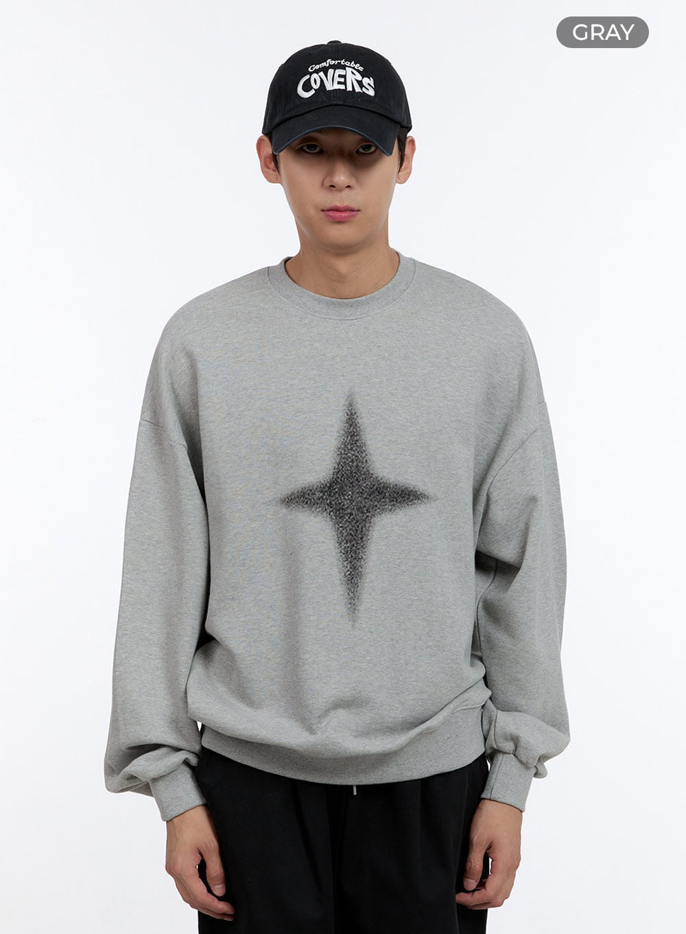 Men's Cozy Cotton Crewneck Sweatshirt IG428
