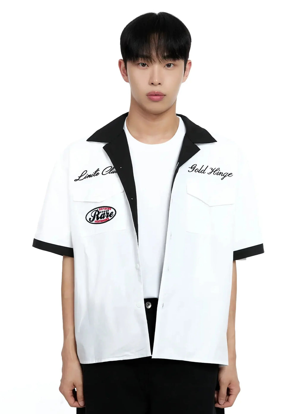 Men's Embroidered Graphic Shirt IG520