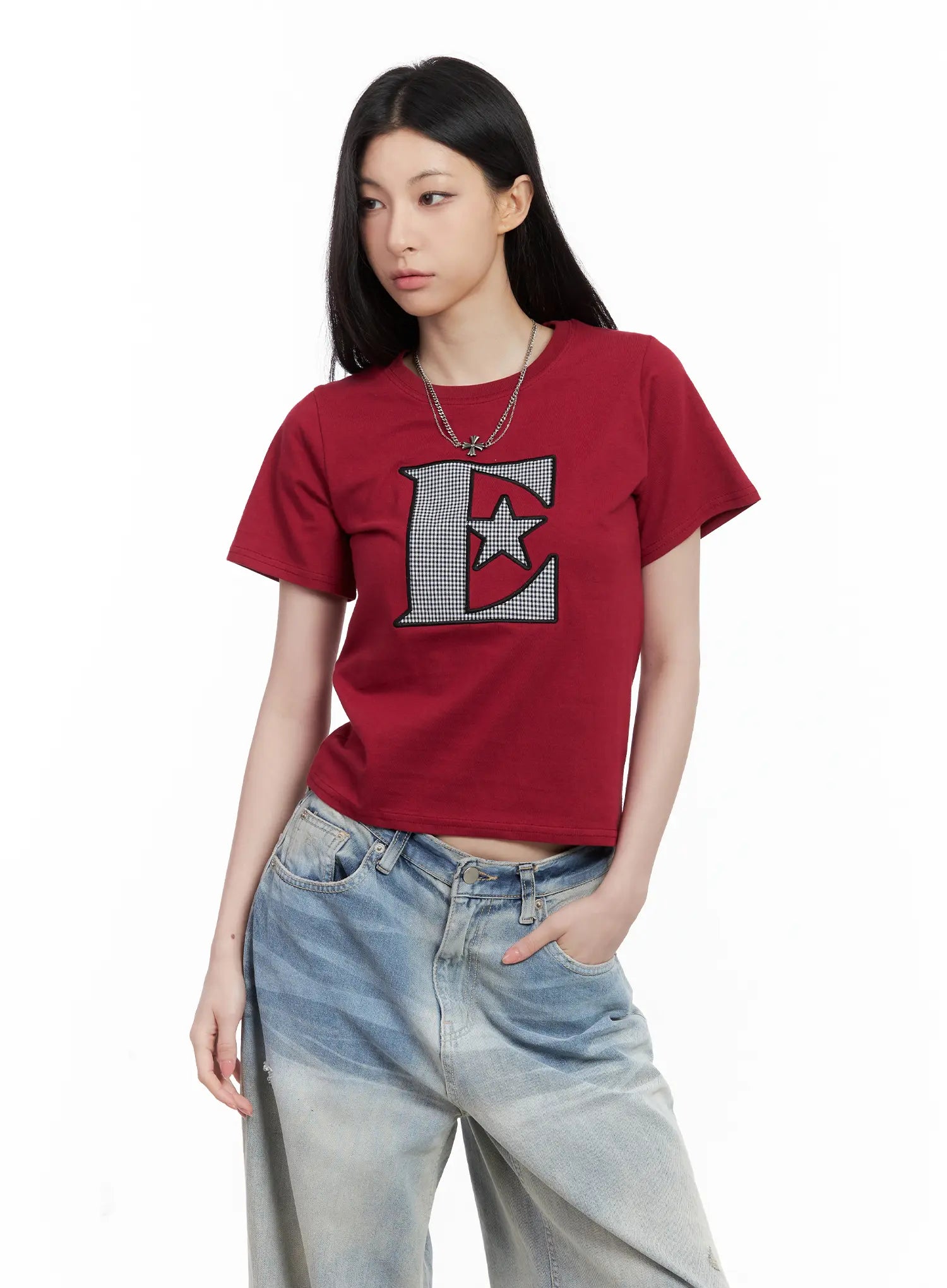 Star Print Casual Tee CL501