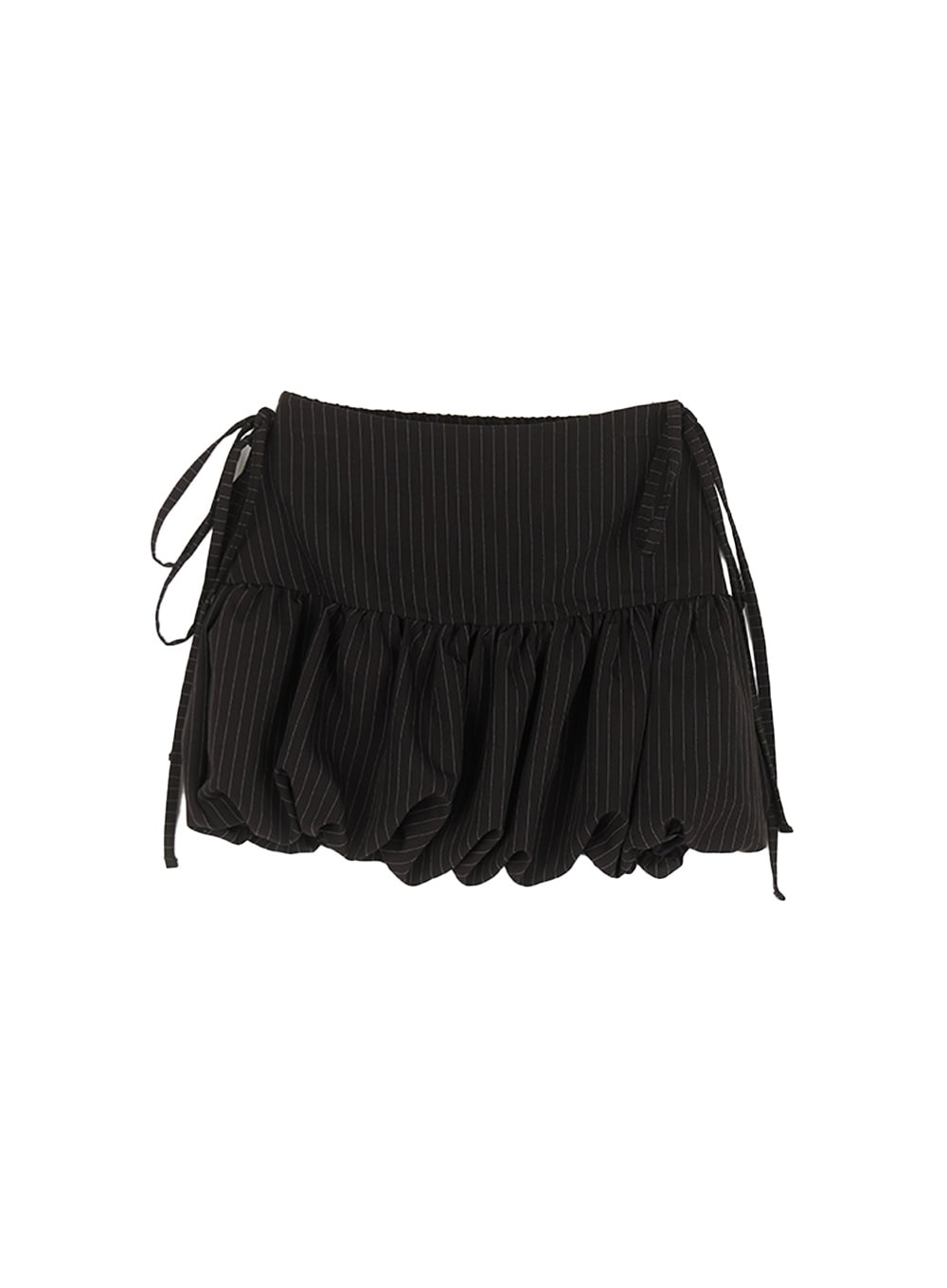 Ribbon Stripe Pumpkin Mini Skirt IY509