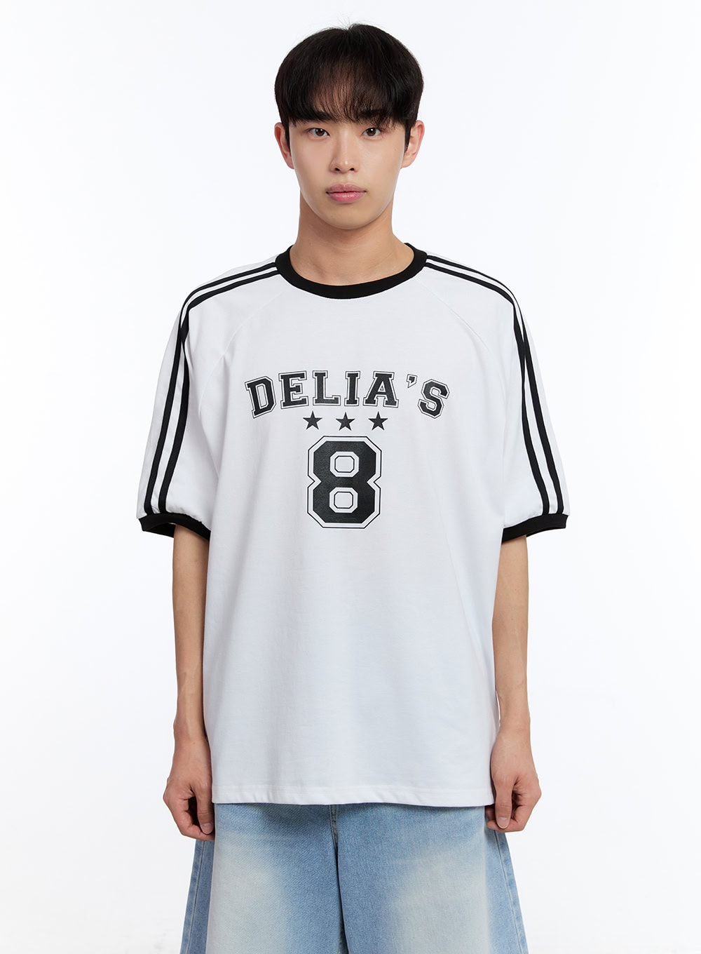 Men's Sporty Raglan Track T-Shirt IY529