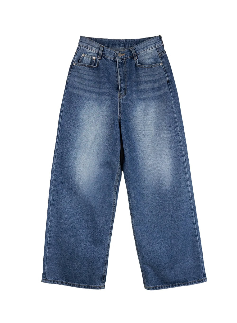 Alyssa Washed Wide-Fit Jeans IJ527