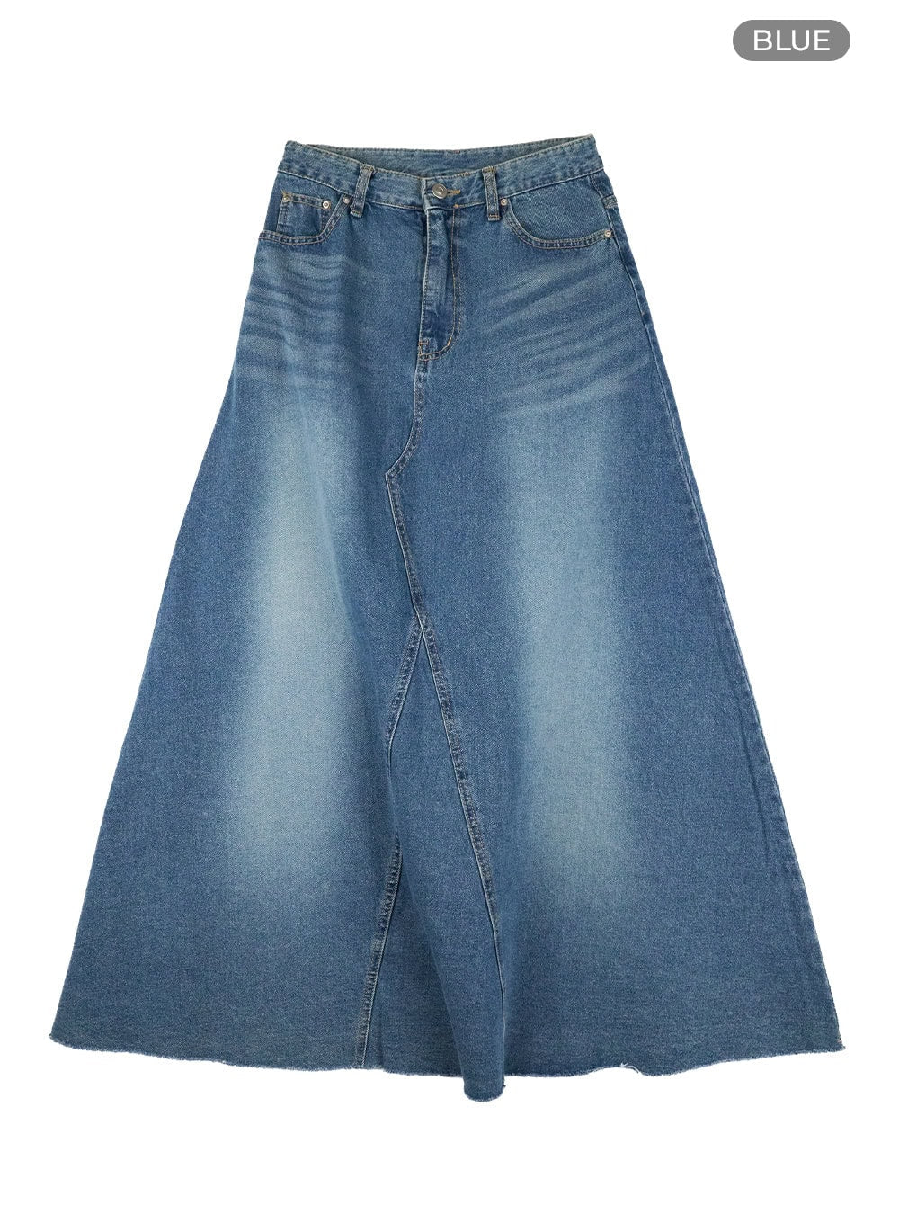 Maxi Flare Denim Skirt IL419