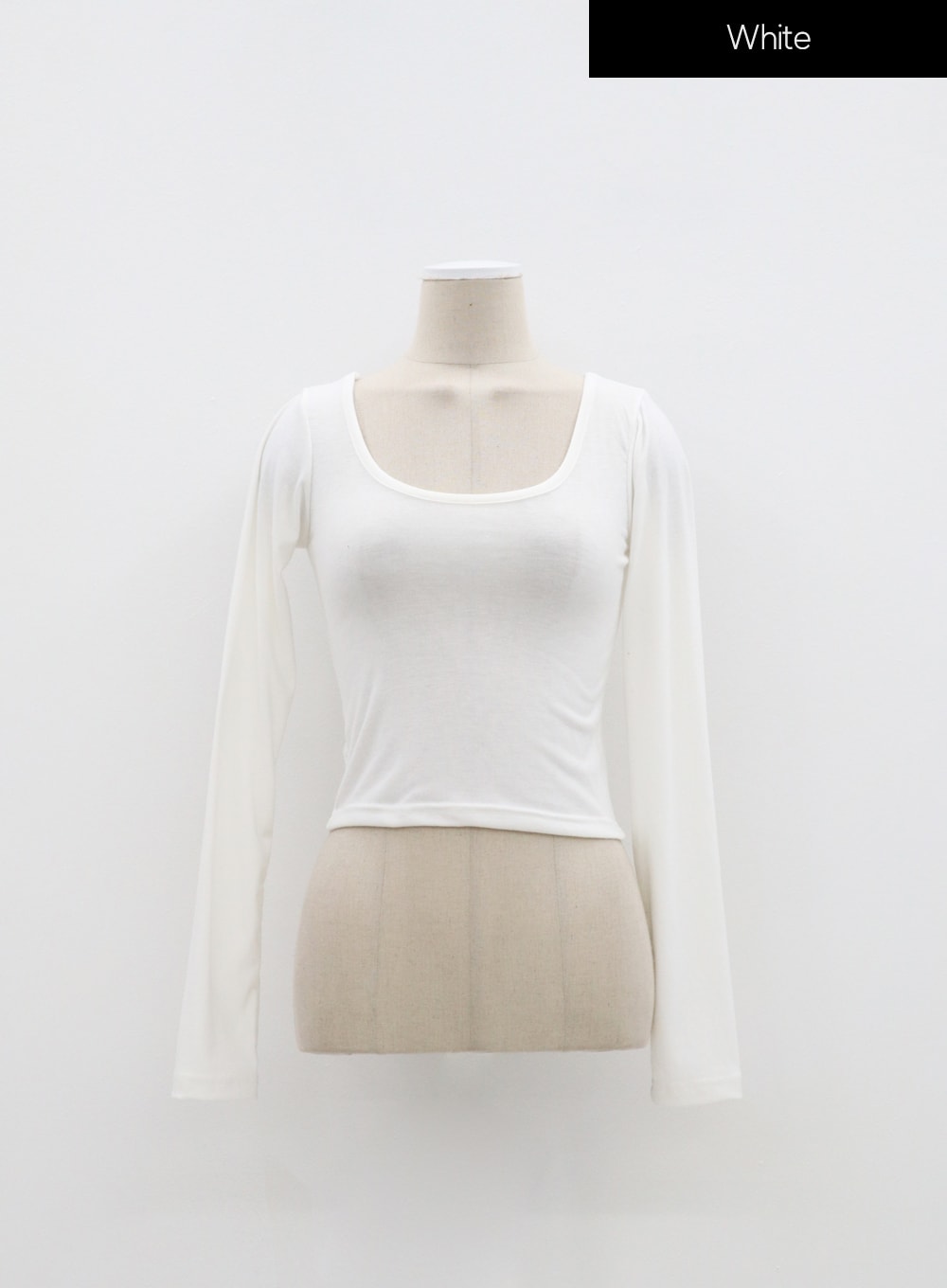 Cropped Scoop Neck Top IF315