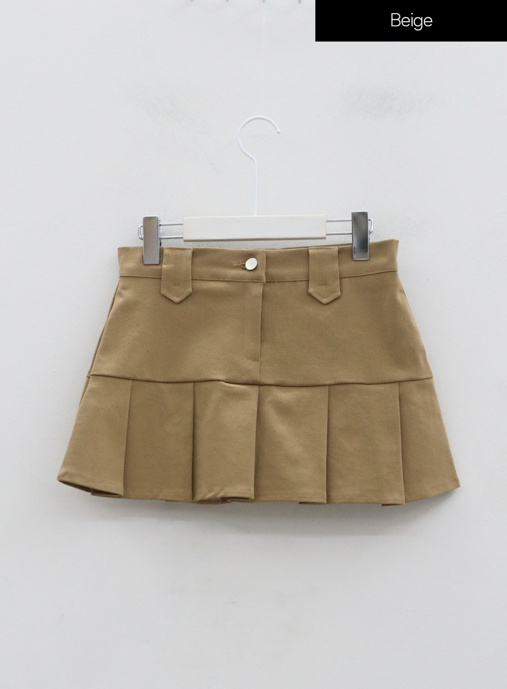 Semi Pleated Mini Skirt IO12