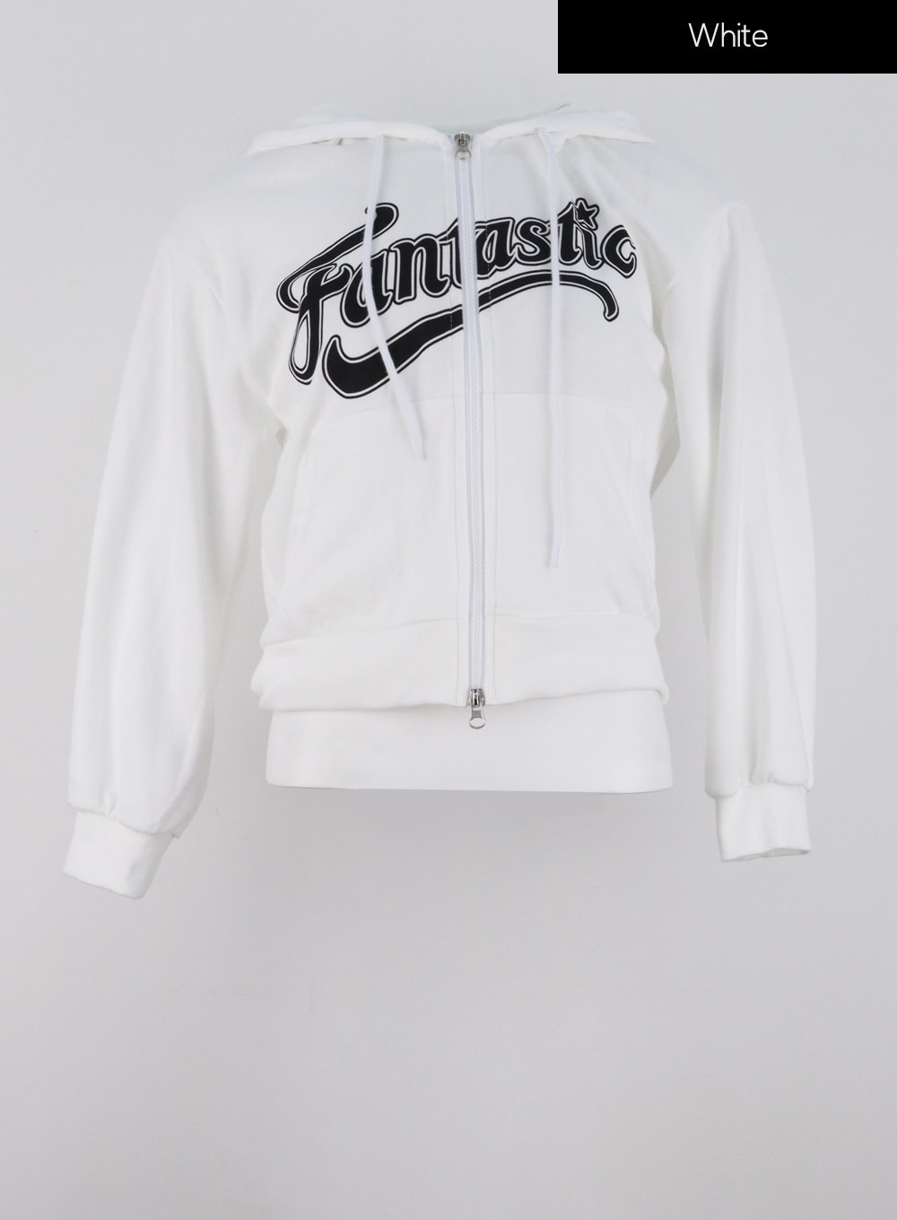 Graphic Zip-Up Hoodie IG303