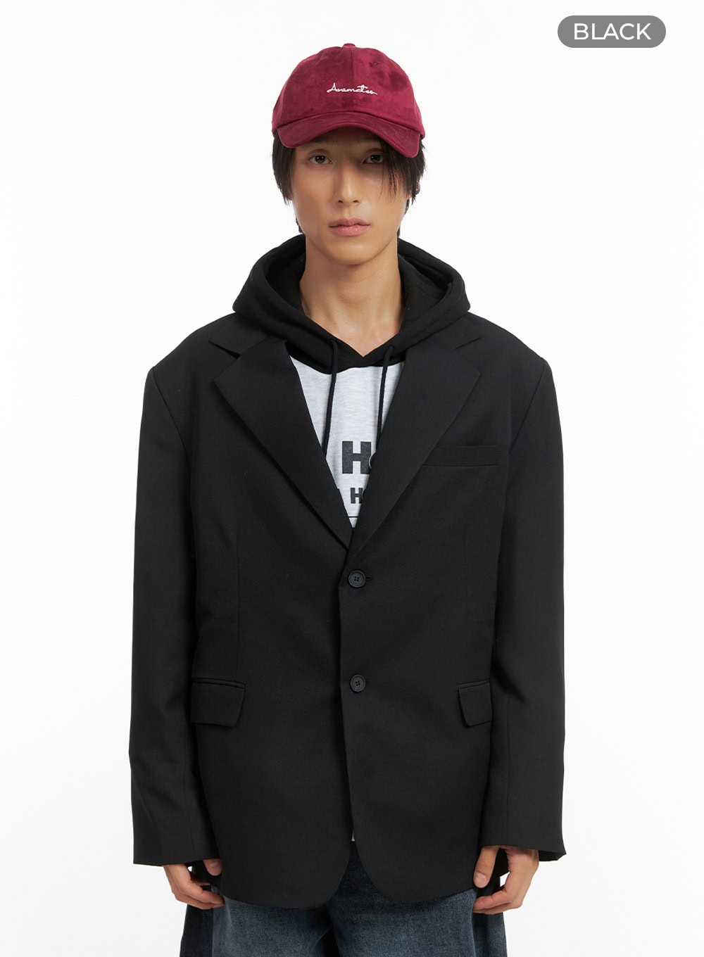 Men's Oversized Classic Blazer IO402