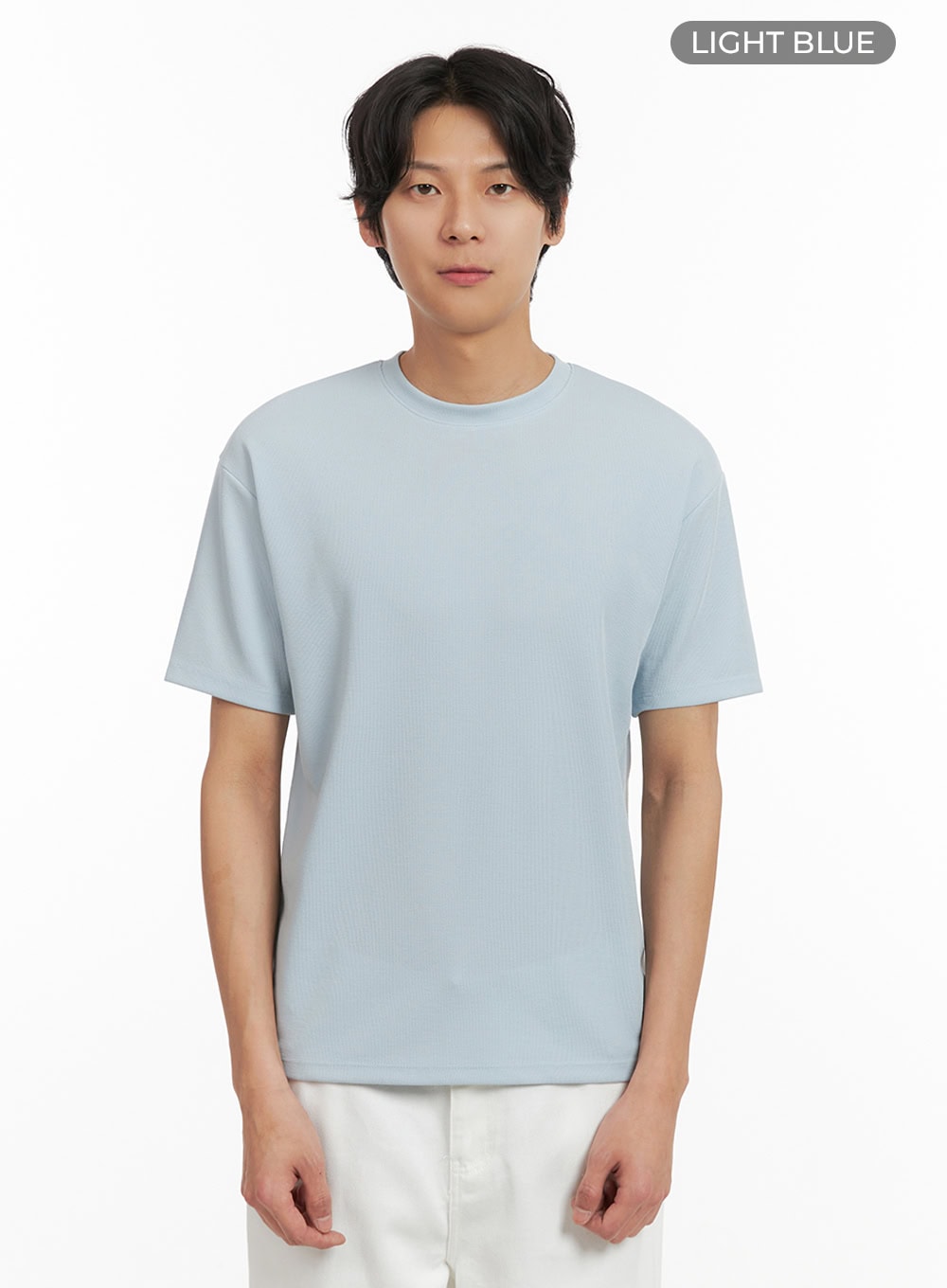 Men's Basic T-Shirt (Light Blue) IY410