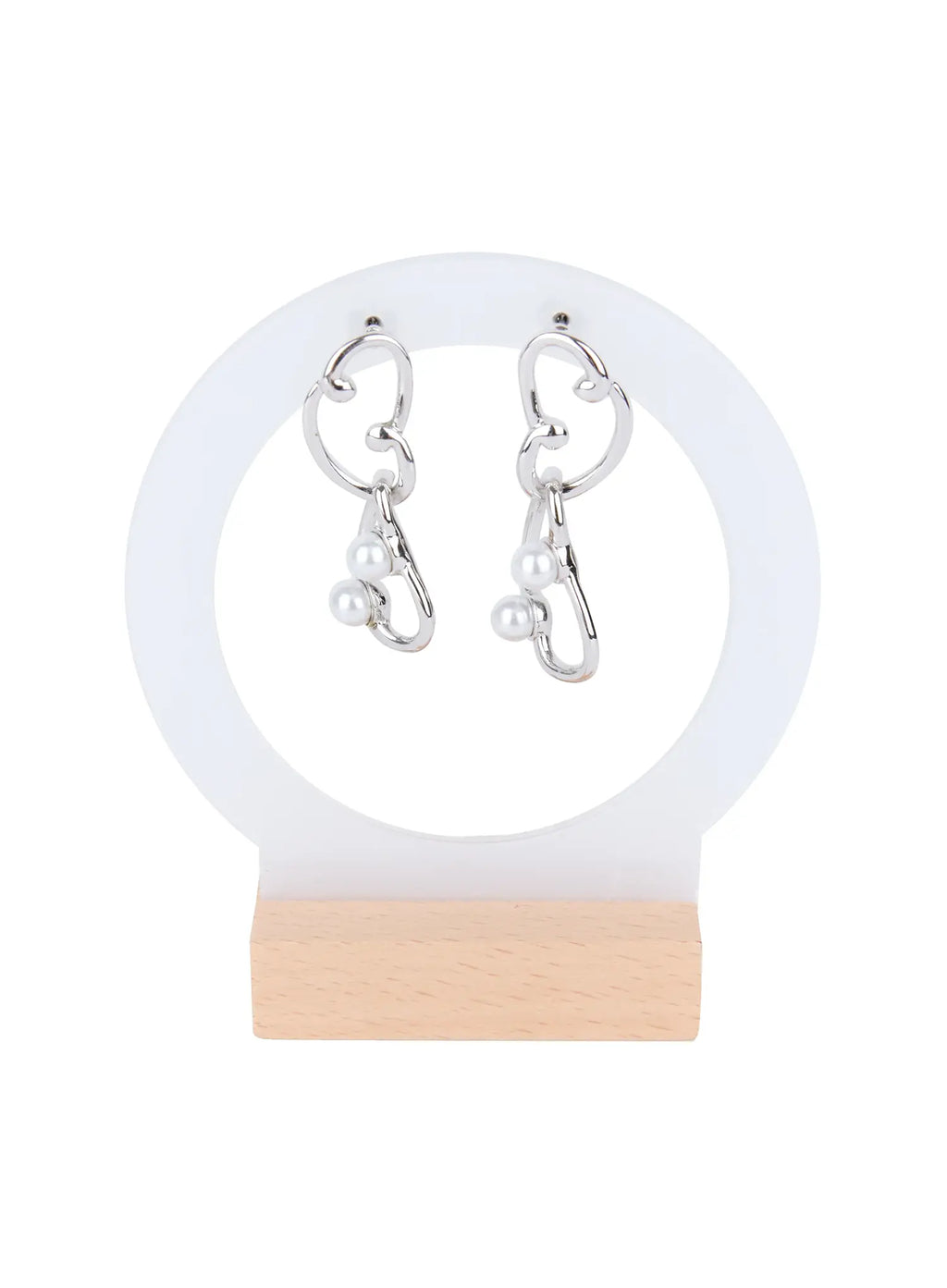 Modern Link Drop Earrings IS515