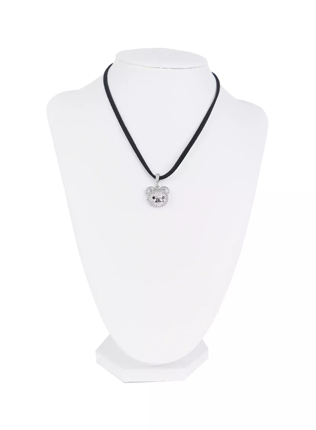 ACC Quede Teddy Bear Black Necklace IG507