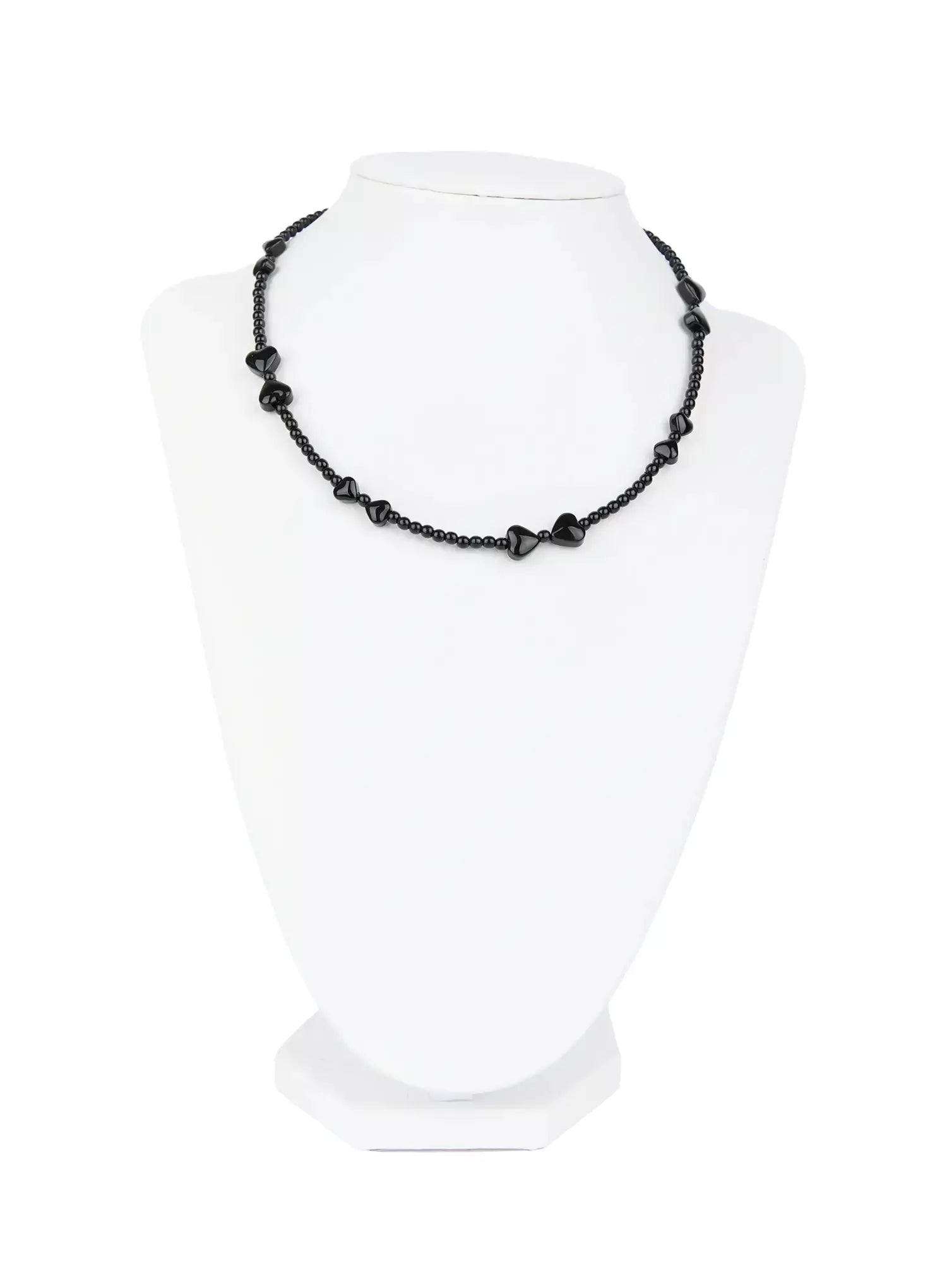 Modern Heart Bead Necklace IG528