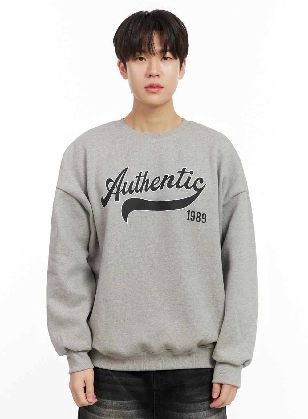 Men's Graphic Cotton Crew Neck IJ517