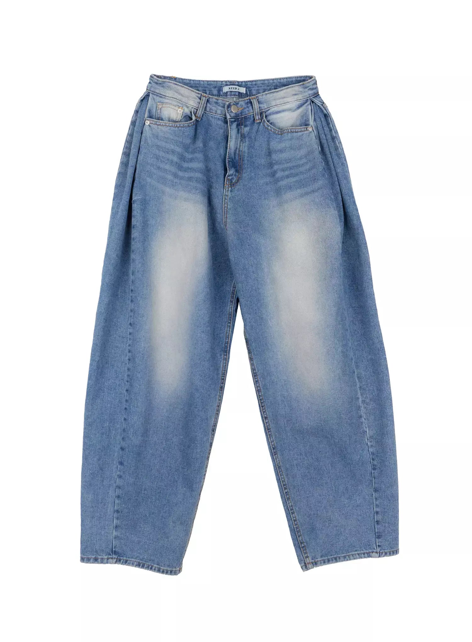 Ruthie Side Pleat Relaxed-Fit Jeans IS515