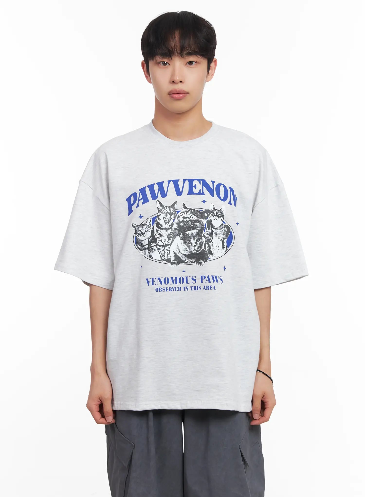 Men's Kitty Graphic T-Shirt IU519