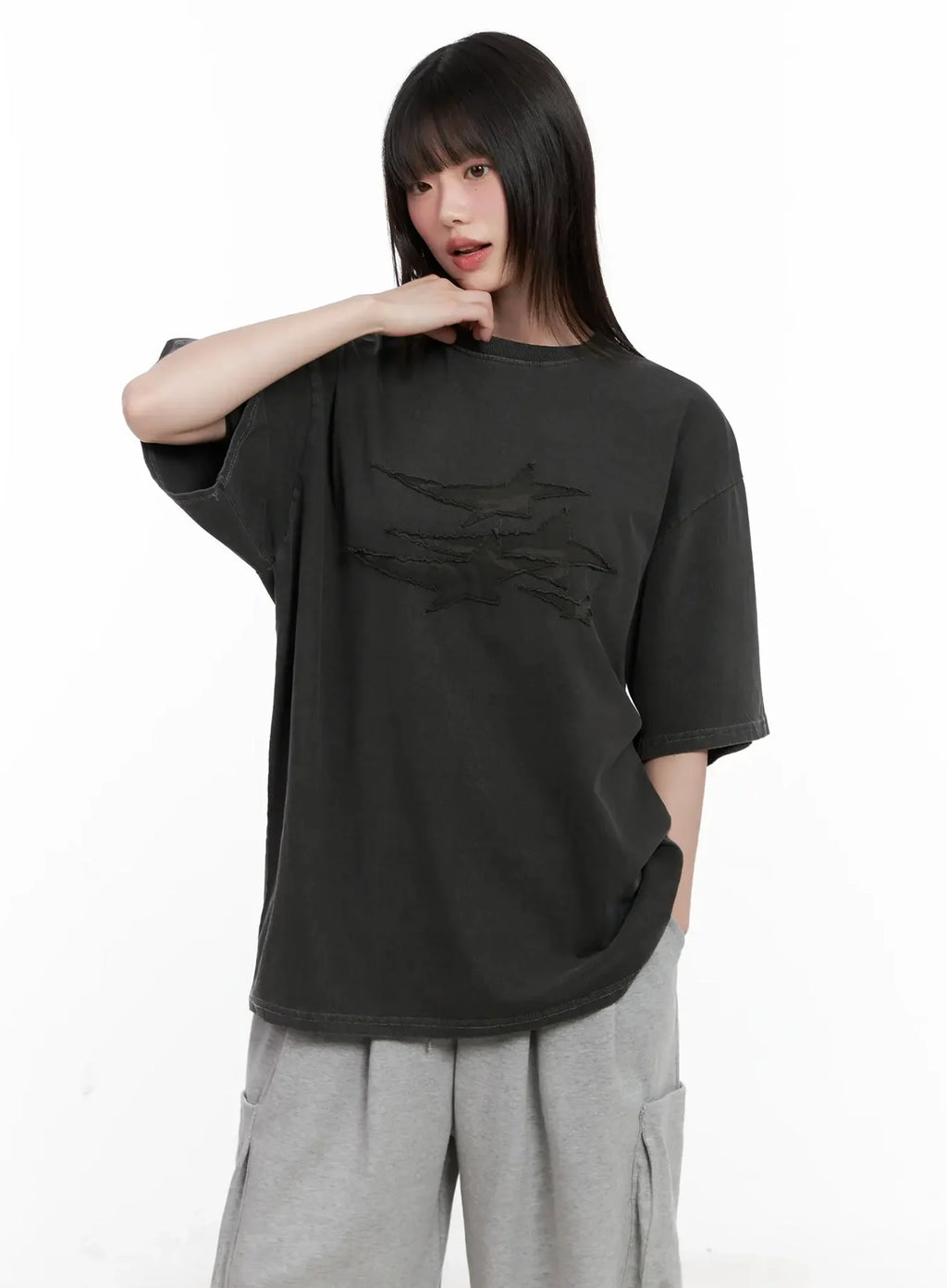 Charcoal Graphic T-Shirt IL531