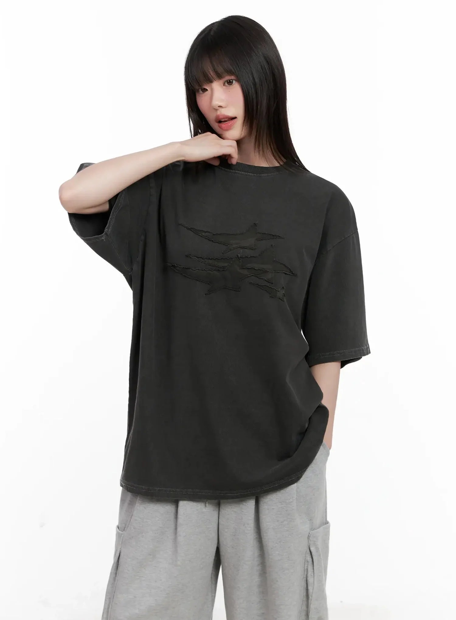 Charcoal Graphic T-Shirt IL531