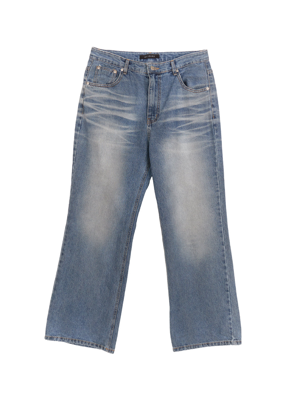 Men's Washed Semi-Flared Jeans IM512