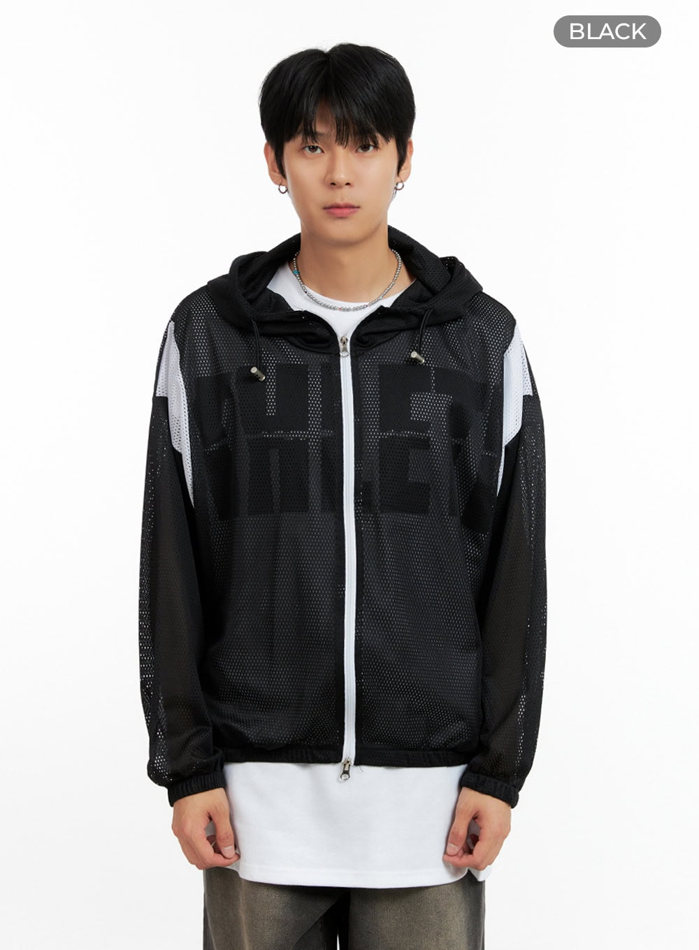 Men's Mesh Hoodie Jacket IG402