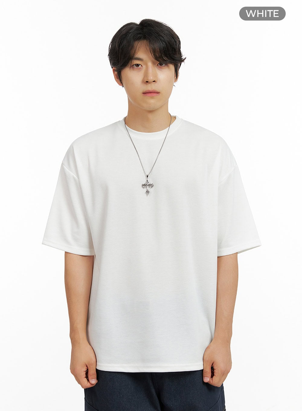 Men's Basic Round Neck T-Shirt IG409