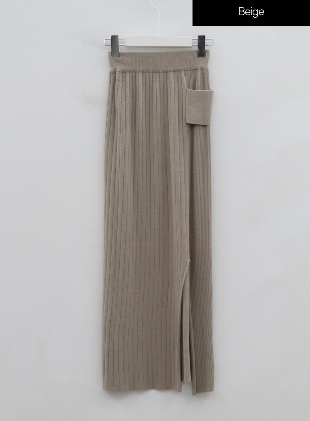 Bending Slit H-Line Long Skirt IS15