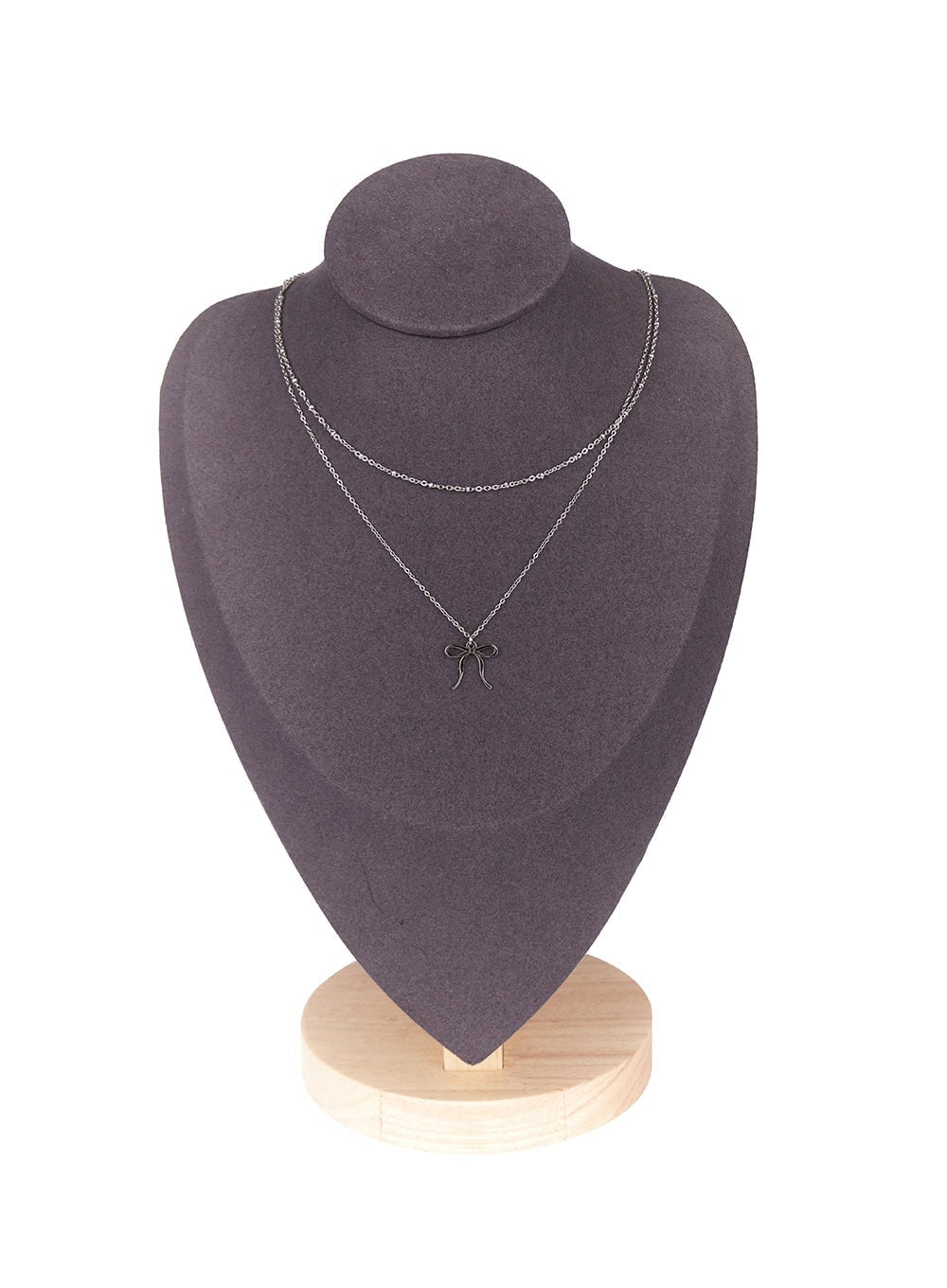 Limerence Two-Line Ribbon Necklace IF527