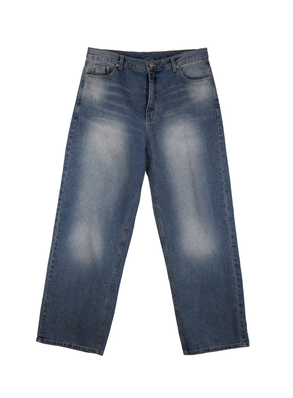 Men's Basic Wide-Leg Denim Jeans ID427