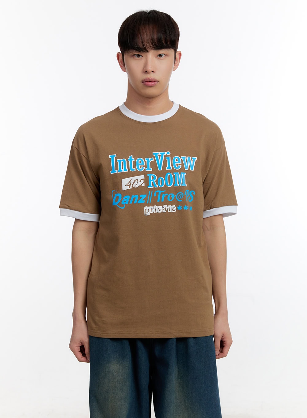 Men's Cotton Graphic T-Shirt IA507