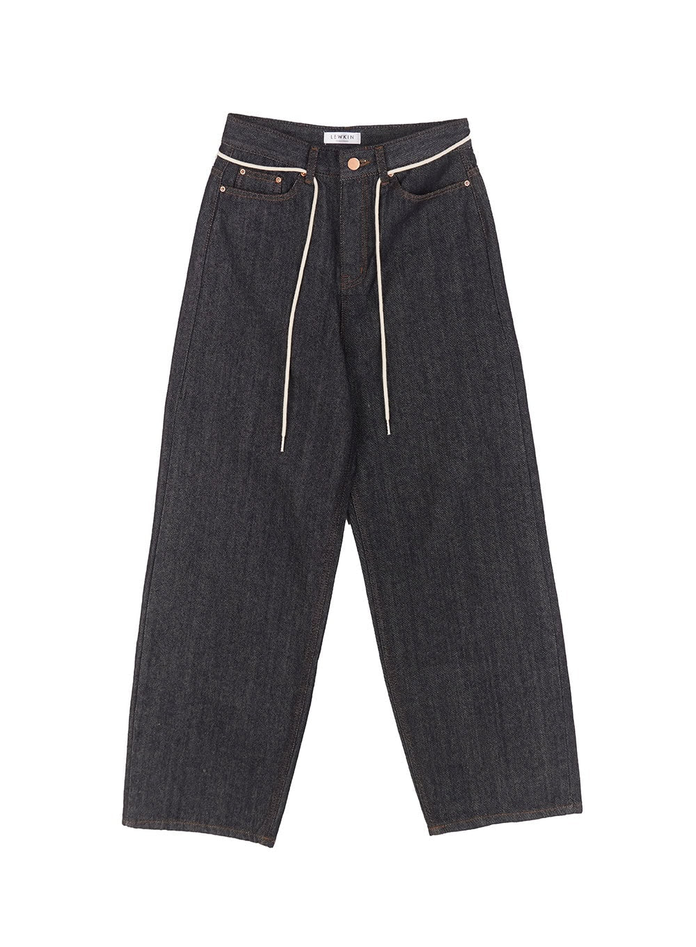 Kirsten String Wide-Leg Summer Denim Jeans IM528