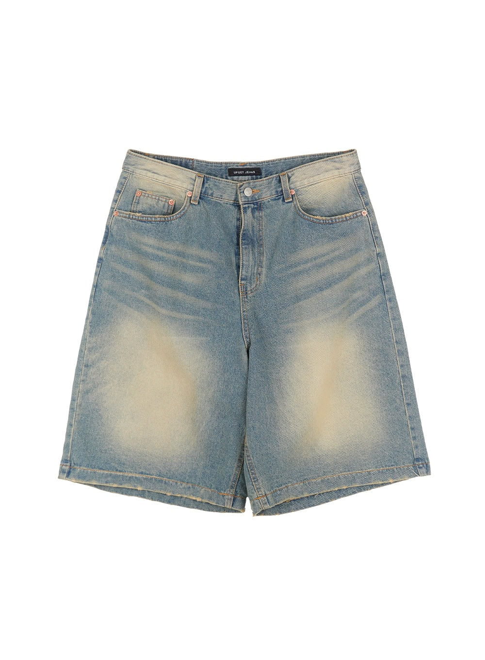Men's Washed Wide-Fit Jorts IA518