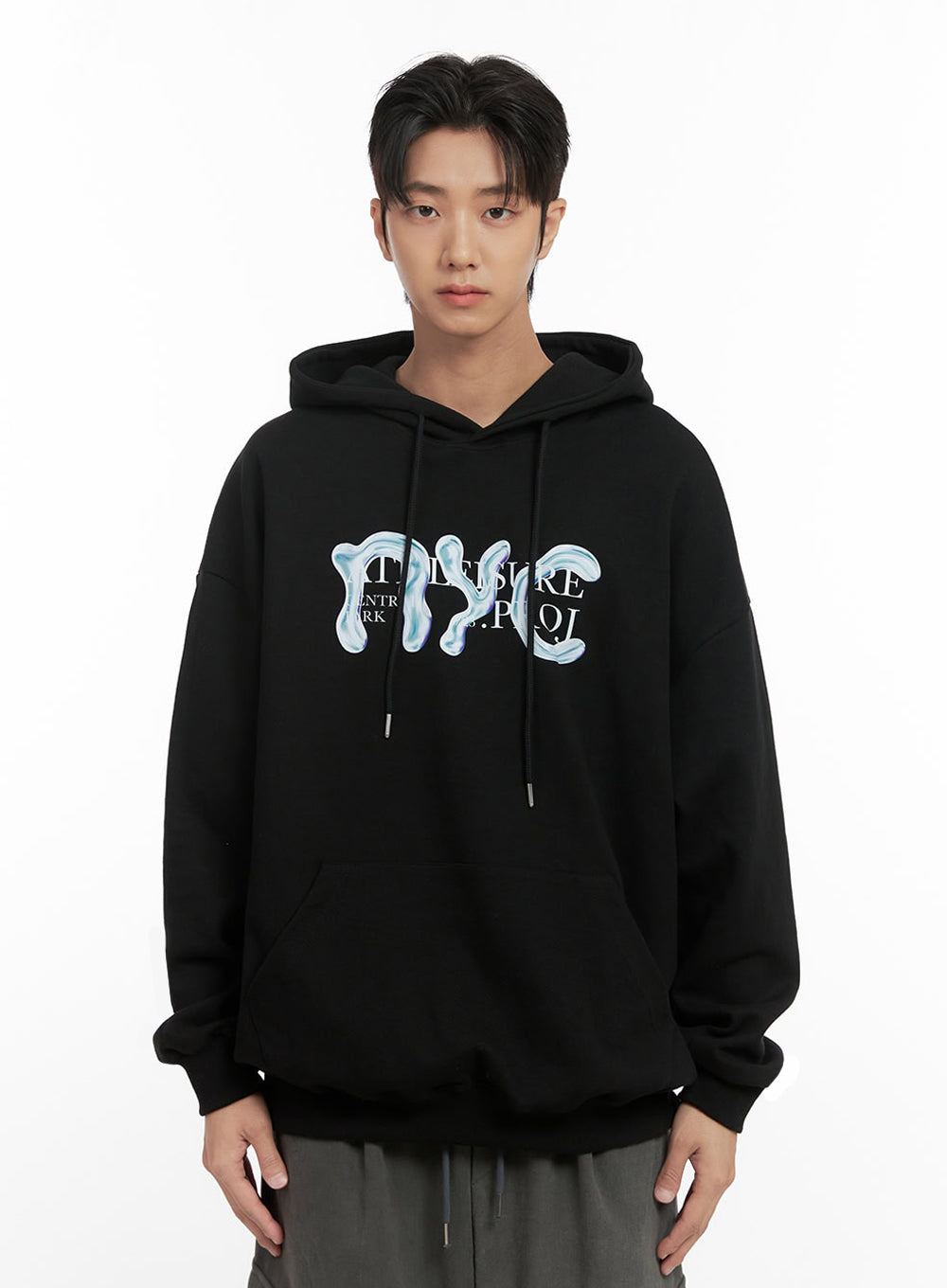 Men's Graphic Hooded Sweatshirt ID406